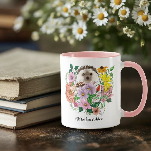 Blume für niedliche Igel Tasse (Von Creator hochgeladen)