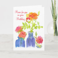 Blume für Sie am Geburtstag