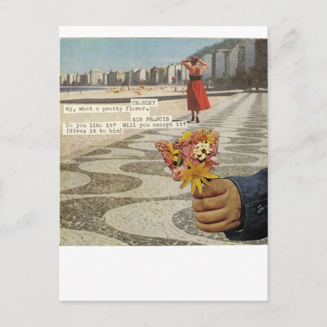 Blume für Sie - Postkarte (Vorderseite)