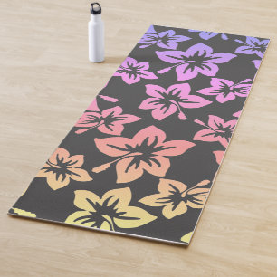 Blume für tropische hawiianische Hibisken Yogamatte