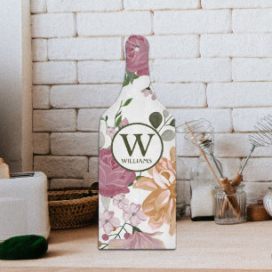 Blume für Wasserfarben aus Glas Schneidebrett