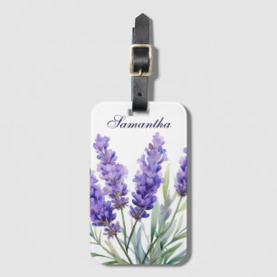 Blume für Wasserfarben Gepäckanhänger