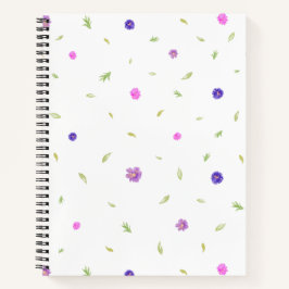 Blume für Wasserfarben - Geschenk für Mamas Notizbuch