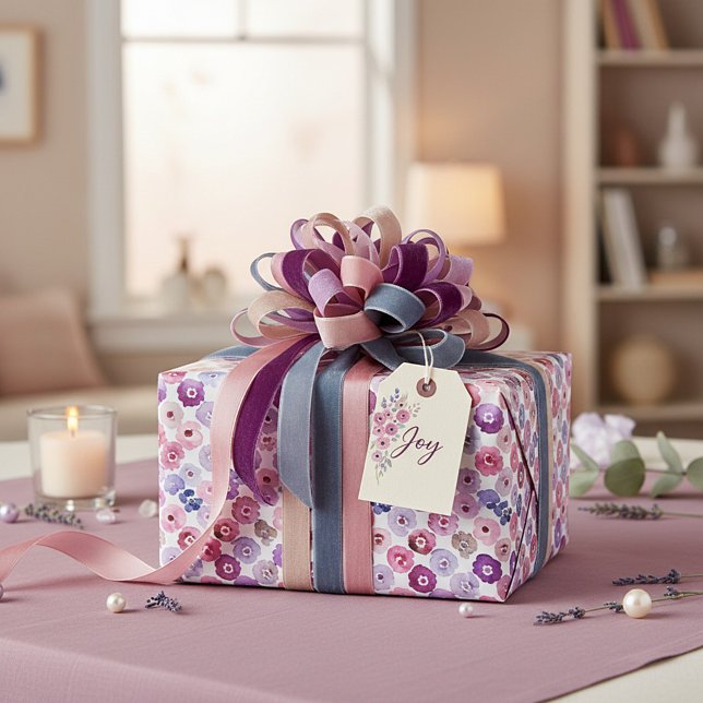 Blume für Wasserfarben Geschenkpapier (Von Creator hochgeladen)