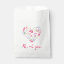 Blume für Wasserfarben Geschenktütchen