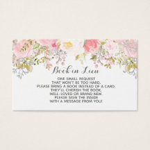 Blume für Wasserfarben in Lieu-Cards