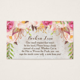 Blume für Wasserfarben in Lieu-Cards