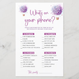 Blume für Wasserfarben | Was ist auf deinem Handy?