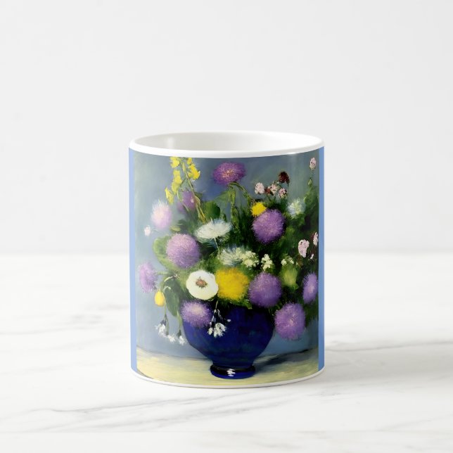 Blume für Weichfarben Kaffeetasse (Mittel)