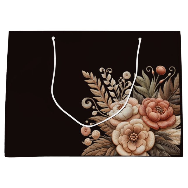 Blume für Western in Ländern Große Geschenktüte (Vorderseite)