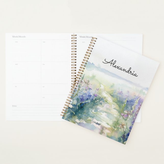 Blume für Wildlavender personalisieren Planer (Anzeige)