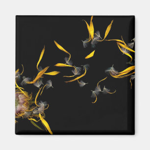 Blume - Gänseblümchen - Vom Wind verweht Magnet