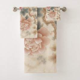 Blume Garten 5 Badetücher Badhandtuch Set