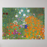 Blume+Garten+klimt+gustav+Hütte