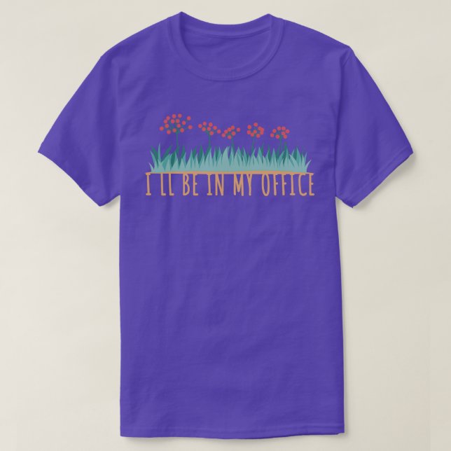 Blume Gartenbau T-Shirt (Design vorne)