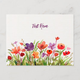 Blume Gartengarten Postkarte