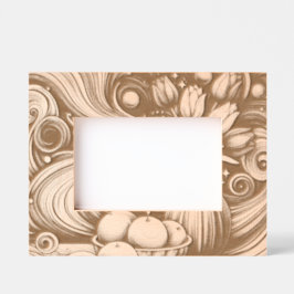 Blume Geätzte Rahmen