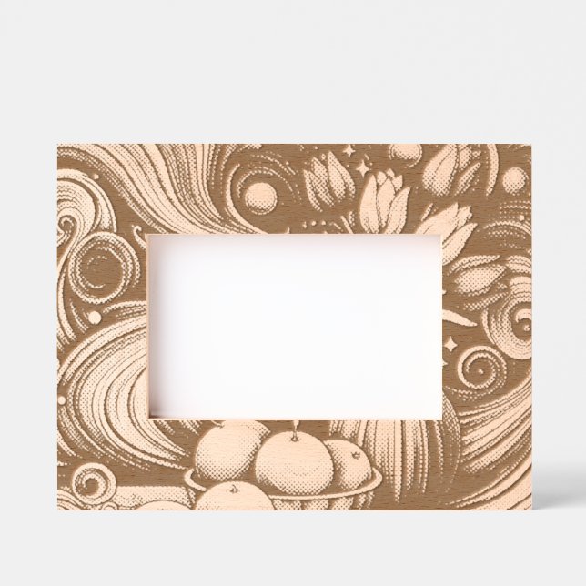 Blume Geätzte Rahmen (Vorderseite)