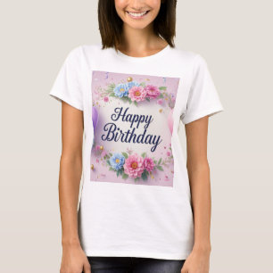 Blume Geburtstag luxuriös und extravagant T-Shirt