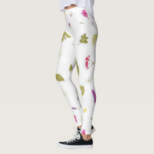Blume gedruckte Leggings