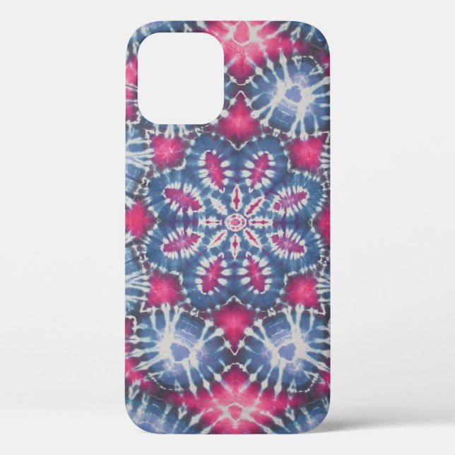 Blume Gefärbte Krawatte Case-Mate iPhone Hülle (Rückseite)