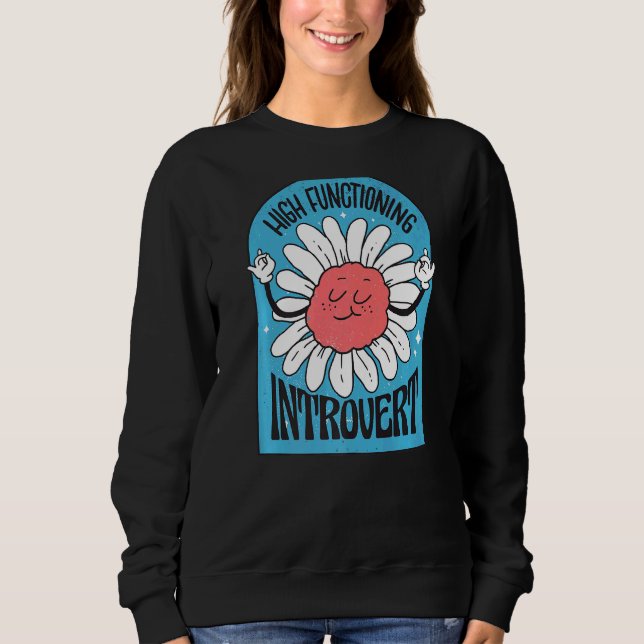 Blume gegen soziale Eingliederung Sweatshirt (Vorderseite)