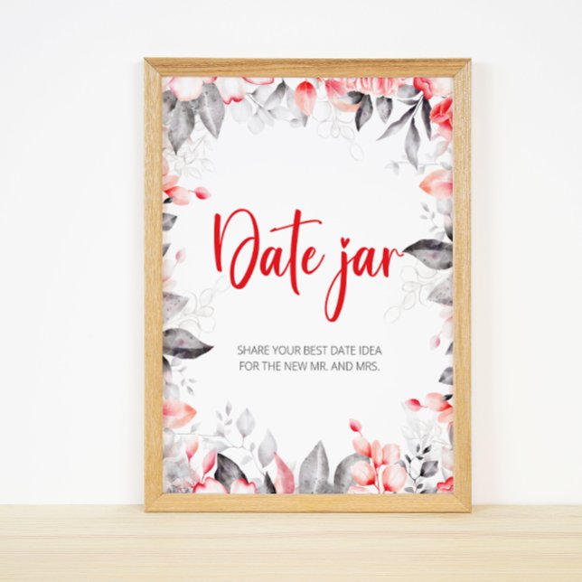 Blume gehen mit Nachtgedanken um. Date Jar Bridgam Poster (Von Creator hochgeladen)