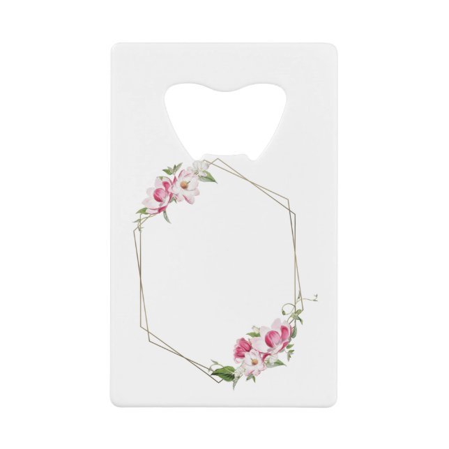 Blume Geldbeutel Flaschenöffner (Vorderseite)