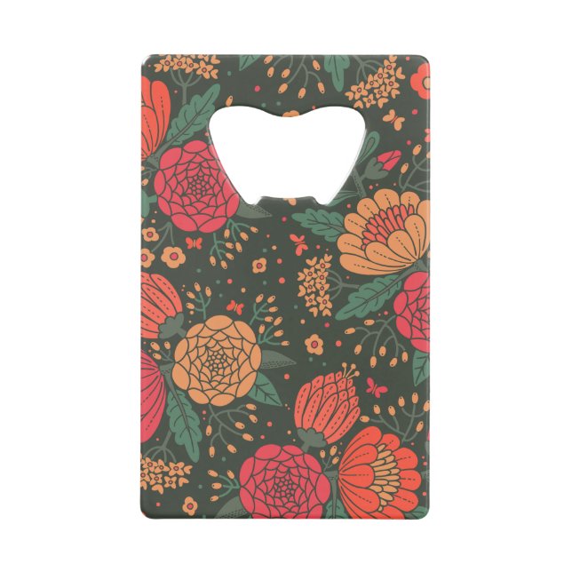 Blume Geldbeutel Flaschenöffner (Vorderseite)