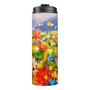Blume Gemälde Gemälde Gemälde Gemälde Gemälde Thermosbecher
