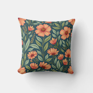 Blume-gemustert-Polster Kissen