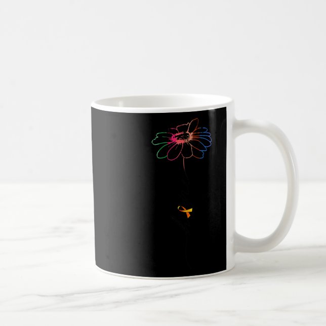 Blume - Geschenk für Multiple Sklerose Kaffeetasse (Rechts)