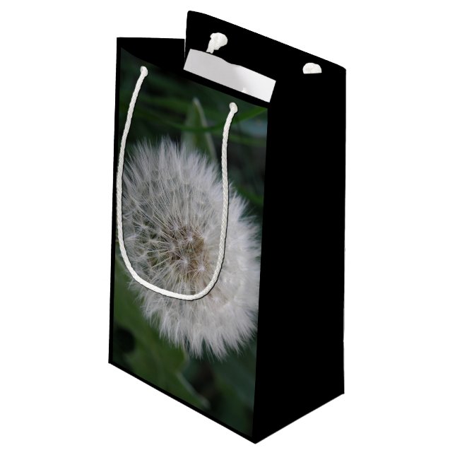 Blume-Geschenkbeutel für Kronleuchter Kleine Geschenktüte (Rückseite Schrägansicht)