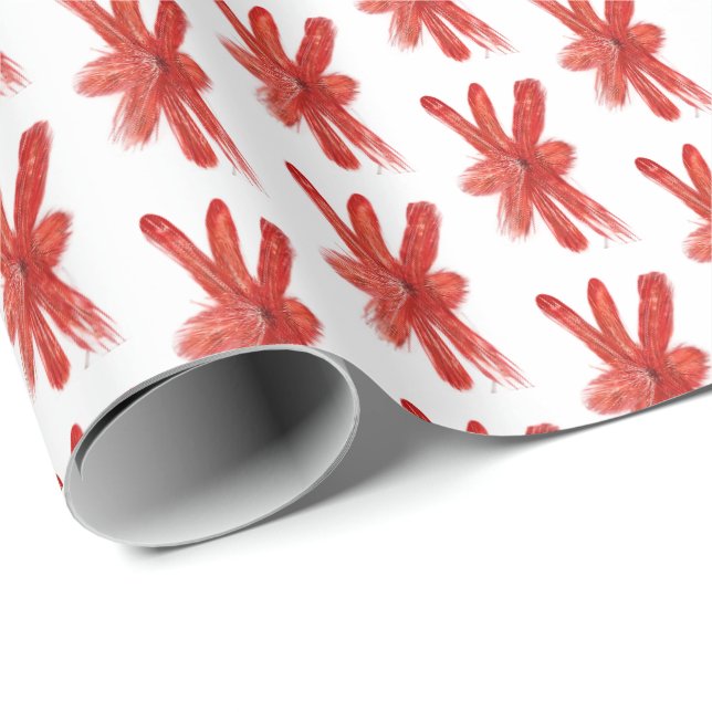 Blume Geschenkpapier (Rolleneckpunkt)