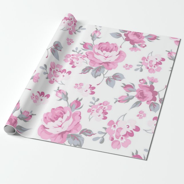 Blume Geschenkpapier (Ungerollt)