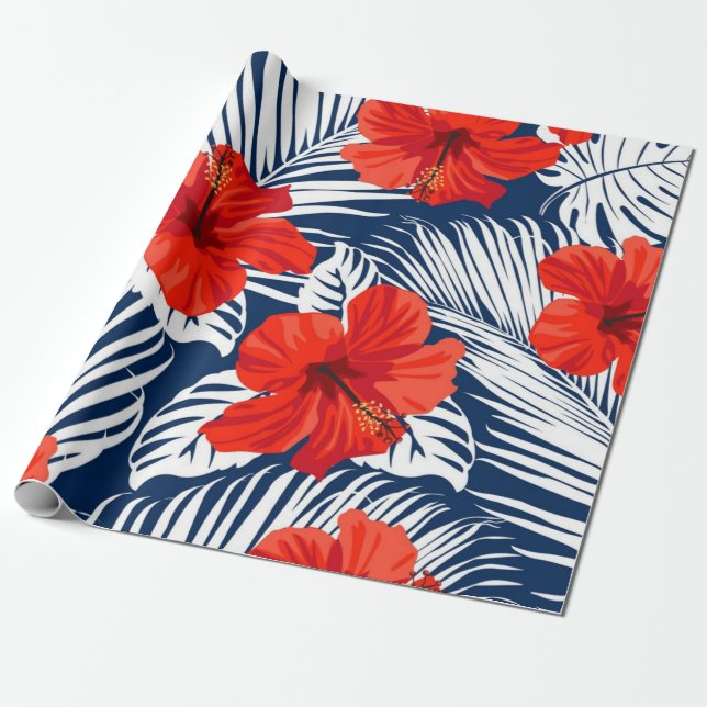 Blume Geschenkpapier (Ungerollt)