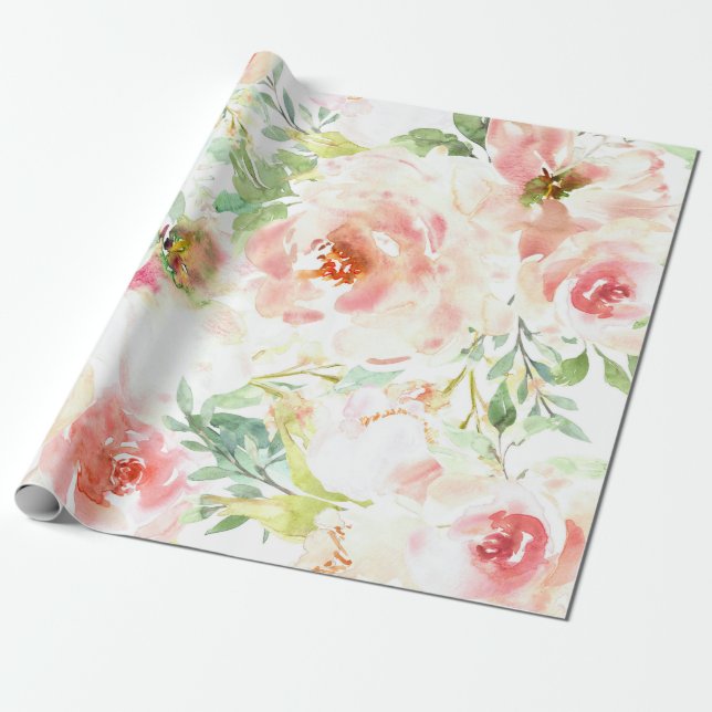 Blume Geschenkpapier (Ungerollt)