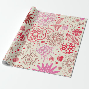 Blume Geschenkpapier