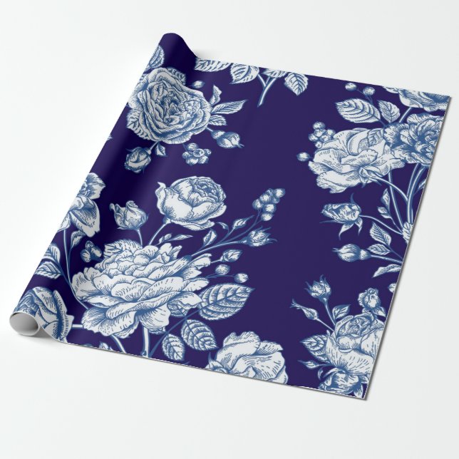 Blume Geschenkpapier (Ungerollt)