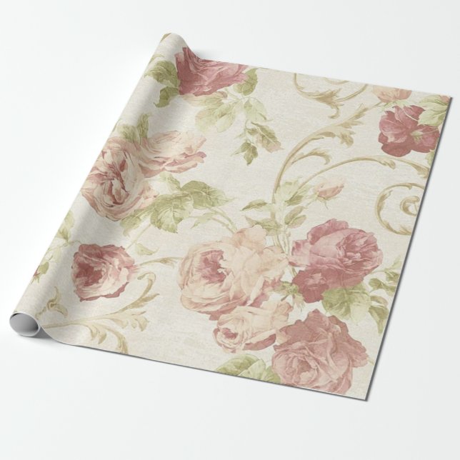 Blume Geschenkpapier (Ungerollt)