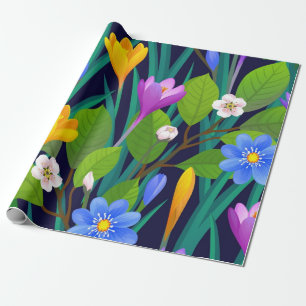 Blume Geschenkpapier