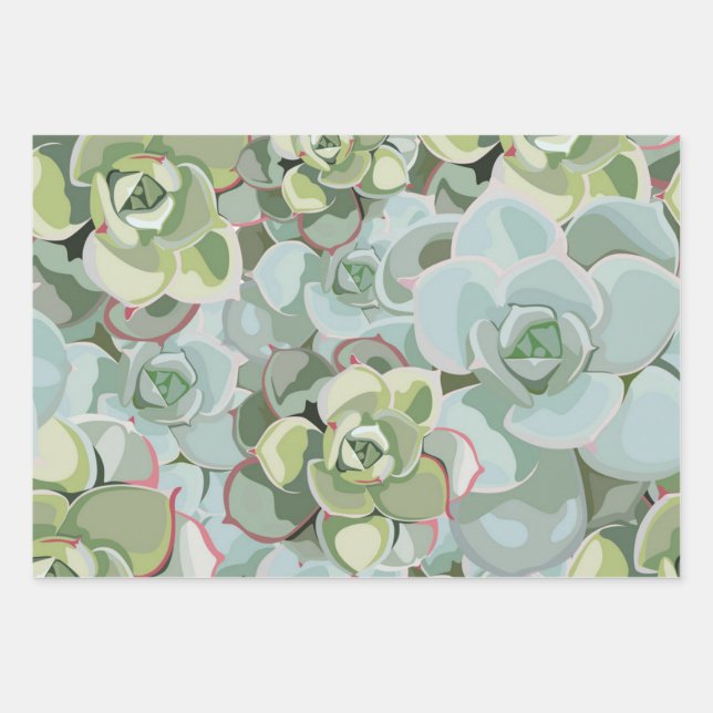 Blume Geschenkpapier Set (Vorderseite)