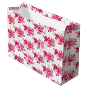 Blume Geschenktaschen Rose Große Geschenktüte