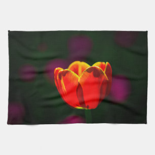 Blume Geschirrtuch