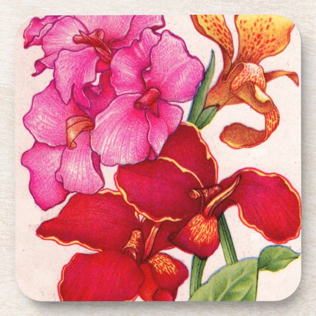 Blume Getränkeuntersetzer (Vorderseite)