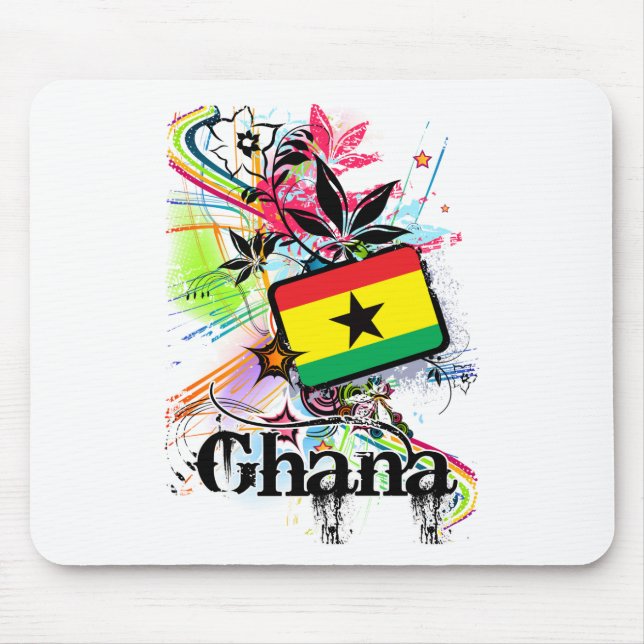 Blume Ghana Mousepad (Vorne)