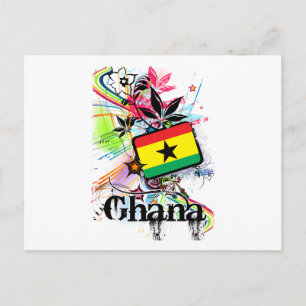 Blume Ghana Postkarte