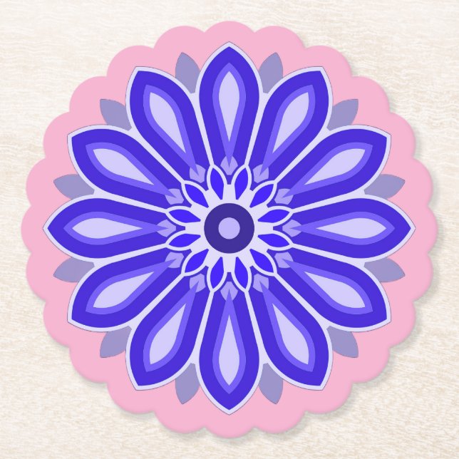 BLUME GIFT FÜR MAMA SCHWESTER-FREUNDLEHRER UNTERSETZER (Vorderseite)