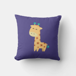 Blume Giraffe Throw Kissen