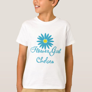 Blume Girl/ Blue Daisy T-Shirt
